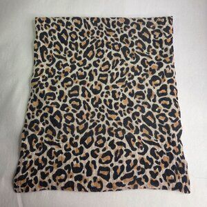 Charter Club Cashmere Leopard Muffler - Soft Black Leopard